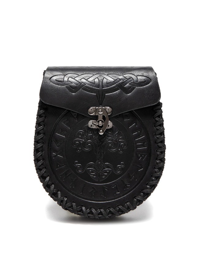 Viking Style Medieval Leather Belt Coin Pouch